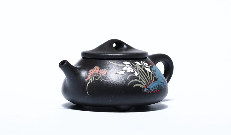 石瓢手工紫砂壺，精致典雅紫砂壺