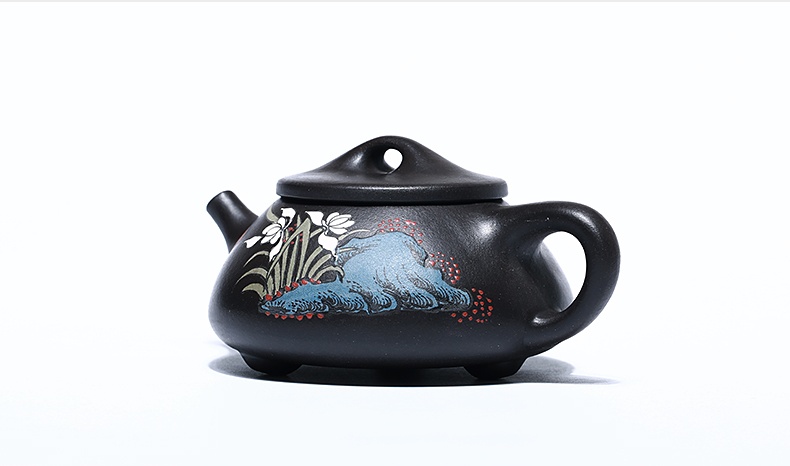 石瓢手工紫砂壺，精致典雅紫砂壺